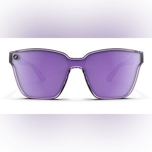 Blenders Drive Me Wild Purple Shield Sunglasses